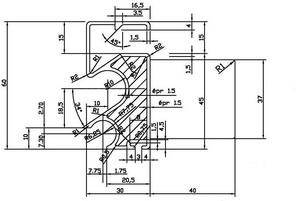 We use your 2D parts drawing to create 3D plans