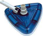 See-through pool Vacuum Head with swivel