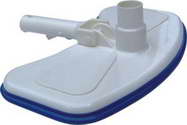 Vacuum head for swimming pools